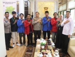 Kapolres Nganjuk Gelar Program Nusantara Cooling System Bersama Organisasi Mahasiswa di Nganjuk