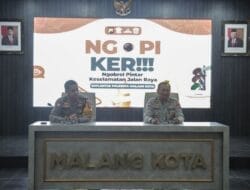 ‘Ngopi Ker’ Bersama Awak Media, Polresta Malang Kota Bahas Solusi Atasi Balap Liar