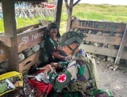 Bentuk Perhatian Prajurit Buaya Putih Kostrad Terhadap Kesehatan Masyarakat Papua