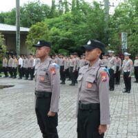 Polres Nganjuk Gelar Upacara Penutupan Latja Diktuk Bintara Polri Gelombang II TA 2024