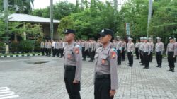 Polres Nganjuk Gelar Upacara Penutupan Latja Diktuk Bintara Polri Gelombang II TA 2024