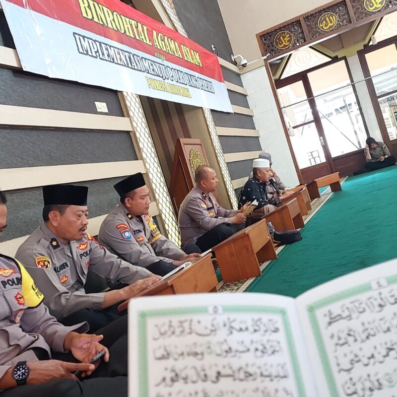 Wujudkan SDM Unggul, Polresta  Banyuwangi Rutin Gelar Binrohtal