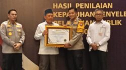 Polres Nganjuk Raih Penghargaan Kepatuhan Penyelenggaraan Pelayanan Publik 2024